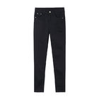 Custom Selvedge Black Skinny Jeans 18 To 24 Age Pencil Jeans For Ladies